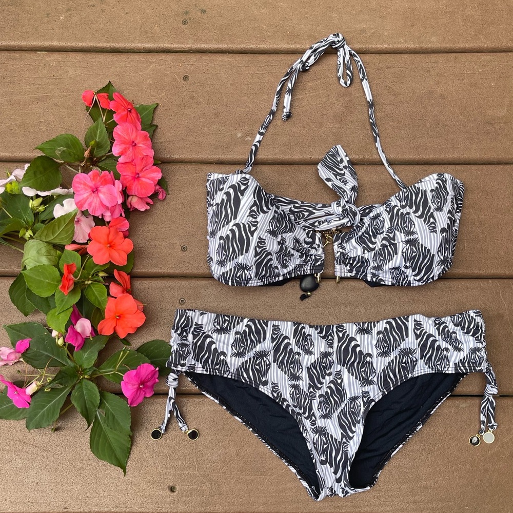 OndadeMar bikini zebra size small
